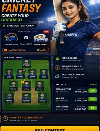 Gold365live (gold365 live) fantasy cricket & matchday visual 3
